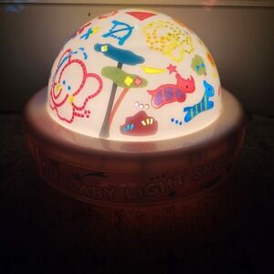 Vintage 1987 TOMY LULLABY LIGHT SHOW MUSICAL & PROJECTION BABY NIGHT LIGHT WBOX